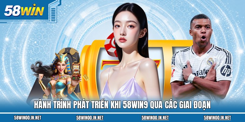 Hành trình phát triển khi 58WIN9 qua các giai đoạn