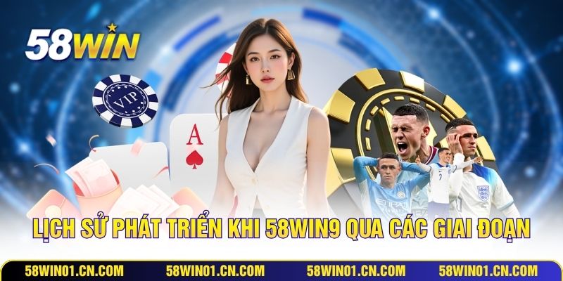 Lịch sử phát triển khi 58WIN9 qua các giai đoạn